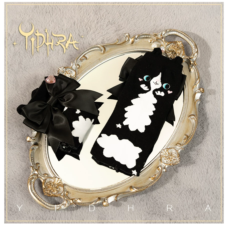 [Кот] Хлопковые носки Yidhra Dream Witch оригинальные Лолита котовые носки