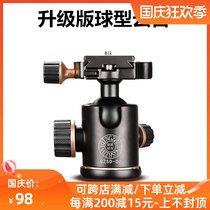 Light-mounted era 360-degree panoramic scale ball pan-tilt SLR camera tripod universal damping photography slide