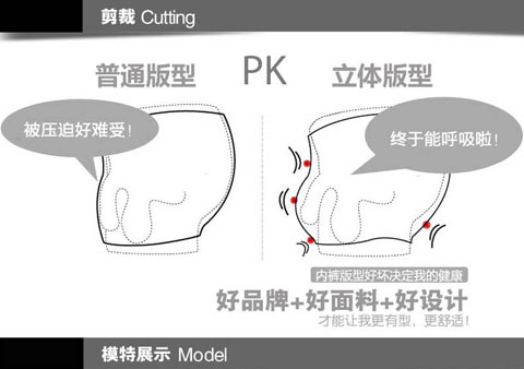 Fort Bin Xuan Male modal sợi tre cực lớn cộng với phân bón XL chất béo đàn hồi eo cao quần béo quần lót thun lạnh