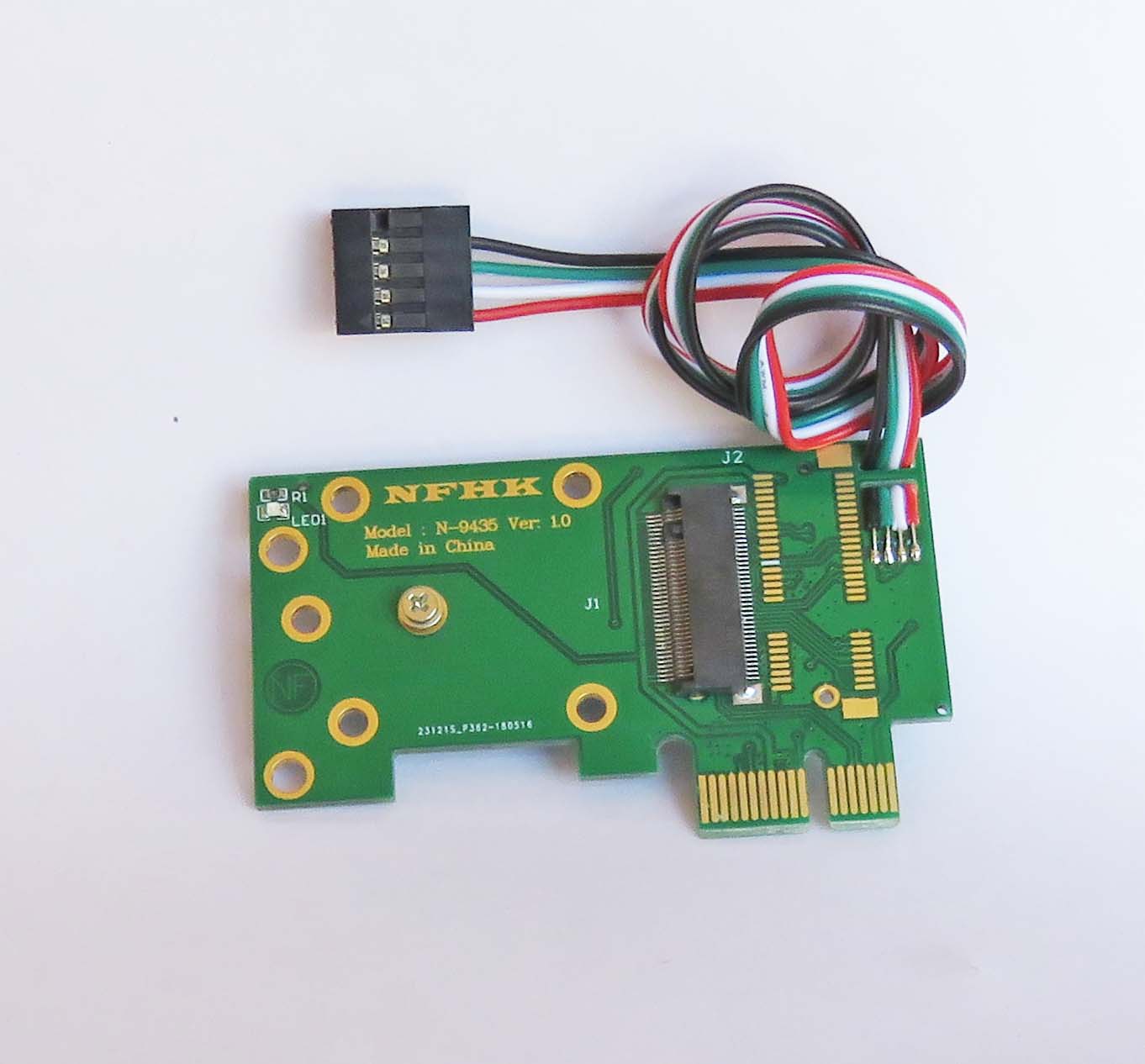 A E key A key M 2 NGFF wireless network card to PCIe x1 support Bluetooth