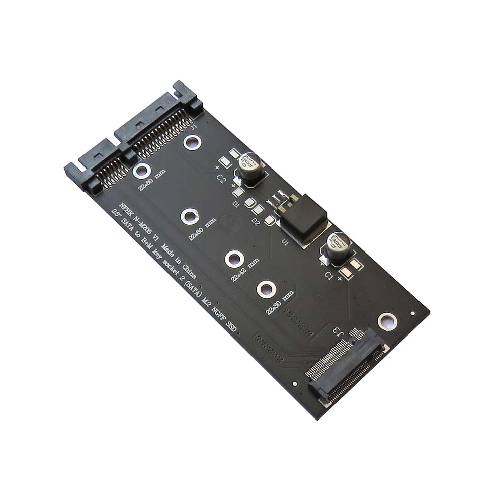 2 5 "SATA 3 to B M key SATA M 2 NGFF SSD adapter card adapter