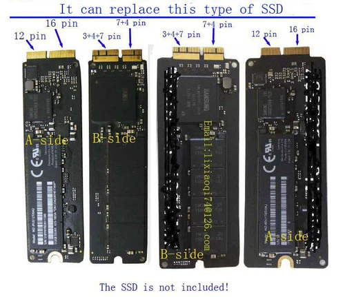 NVME PCIE M.2 Transfer 2013 2014 MacBook Pro Air Apple SSD