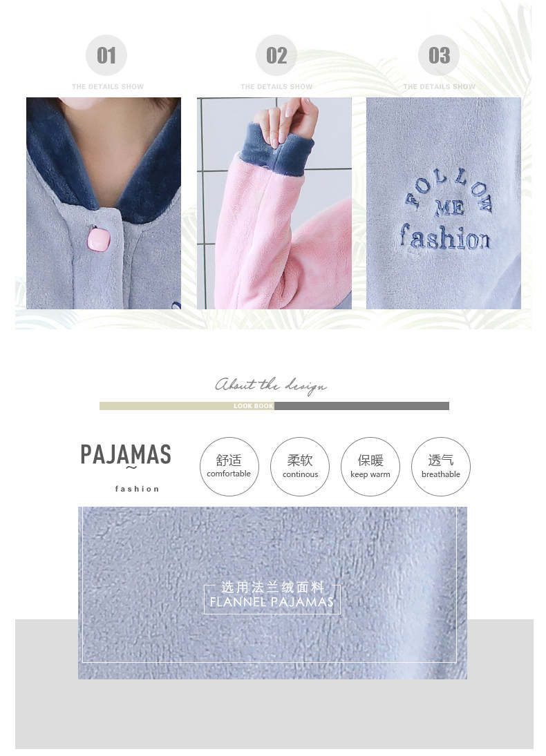 Pyjama mixte en Polyester Polyester  à manches longues - Ref 3005887 Image 11