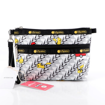 Rexhibao ladies cartoon print womens cloth bag casual waterproof makeup change storage mobile phone bag 7105
