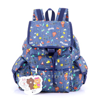 Rexsbao fashion print with large capacity travel bag backpack backpack 7839 ten years old store recommended