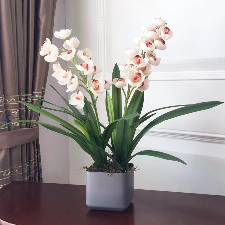 Flower Alliance Grand Flower Fancy Fancy Emulation Flower Suit Living-room Flower Arrangement American New Chinese Orchid-Like Board Room Furnishing