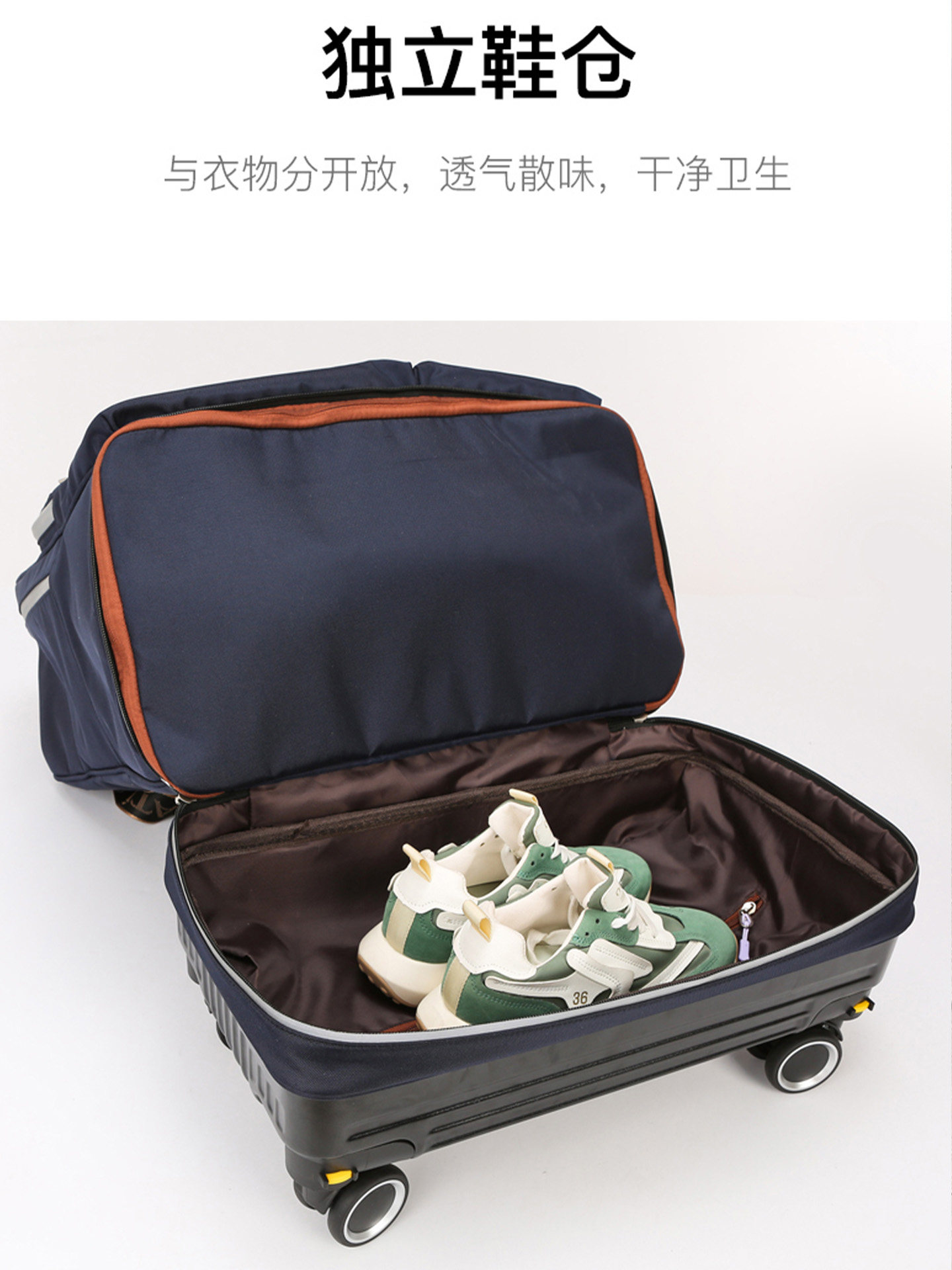 Detachable Universal Wheel Travel Bag for Men and Women, Large Capacity, Short-Distance Business Trip, Lightweight Travel Trolley Luggage Bag, Handbag