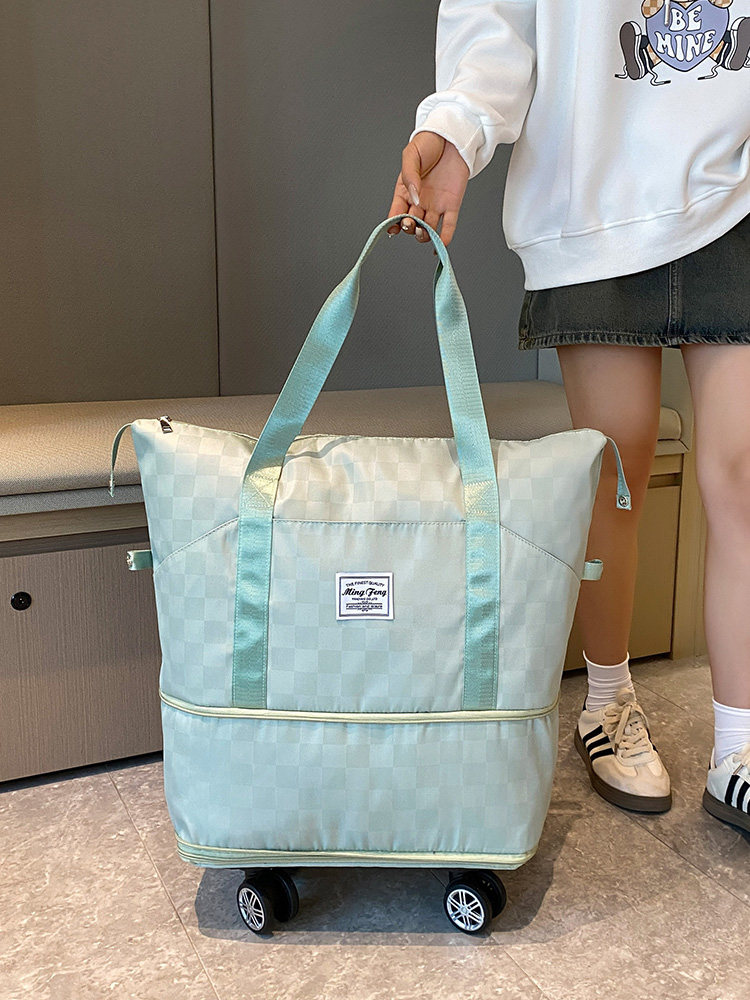 Universal Wheel Convertible Travel Bag 2024 New Model Luggage Bag Storage Bag Yoga Maternity Shoulder Tote Bag