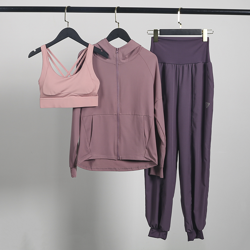 Sports Speed Dry Yoga Clothes 2022 New Running Breathable Perspiration Perspiration Body Display Slim Fitness Suit Spring Autumn Season Women