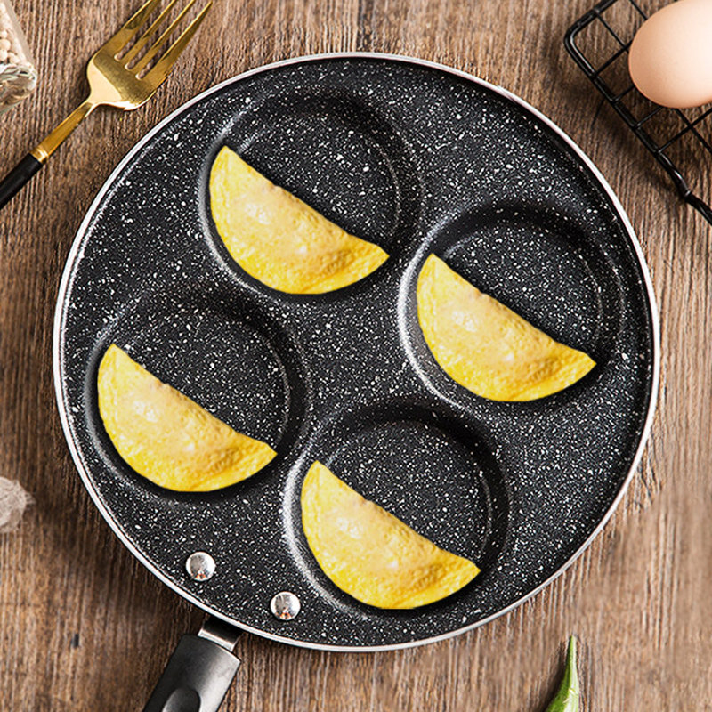 Fried egg artifact egg burger pot poached egg breakfast egg dumpling special small pan mini non-stick four-hole mold