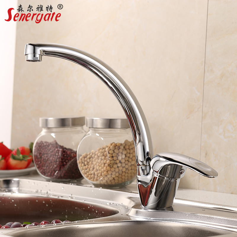 Kitchen cold and hot water faucet Full copper washing basin faucet Sink faucet Rotatable single balcony laundry cabinet faucet