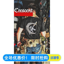 (Instant Noodles Tactics) Crescent Foreign Shooting Range T-shirt Tactical T-shirt Ending CQB Tactical Clothing