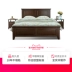 giường gỗ Mỹ 1,8 m giường đôi hôn nhân hiện đại nhỏ gọn master bedroom 1,5m Hee lưu trữ và gỗ anh đào đồ nội thất - Giường Giường