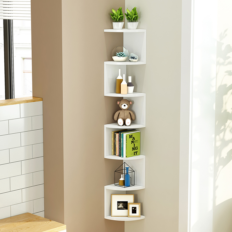 Wall Shelf Partition Corner Frame Creative Tripod Wall Hanging