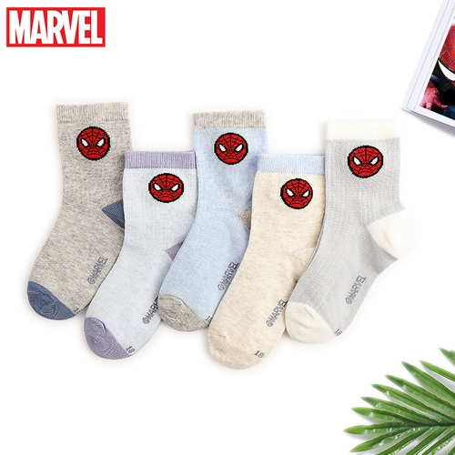 Дисней, детские дышащие носки для мальчиков, 2020, подходит для подростков, средней длины