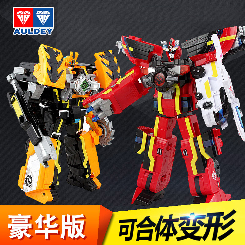 Giant God strike Team 4 Luxury fit deformation robot Sun Burst charge Fighter King 3 Shapeshifter Brave Strike King
