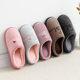 Cotton slippers Women's winter home non -slip and thick sole warm hair Homo family cute indoor couple male home house spring and autumn and winter