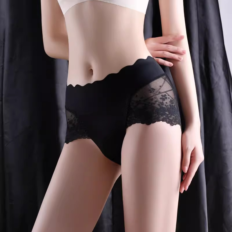 Victoria Sexy Pure Desire Lace Panties for Women 2026 New Mid-High Waist Breathable Seamless Hip-Lifting Triangle Briefs