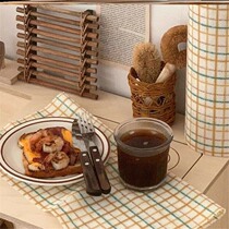 40 pieces into South Korea ins Net red same plaid placemats disposable thickened kitchen non-woven rag napkin