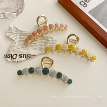 Oil painting sense hairclip Net Red new 2022 hairpin summer head catch adult female big clip headdress winter