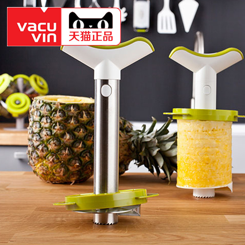 Vacu vin Van Cool 304 Stainless Steel Pineapple Cutting Pineapple Cutting Pineapple Cutting Eyes Peeler Fruit Tools Imported