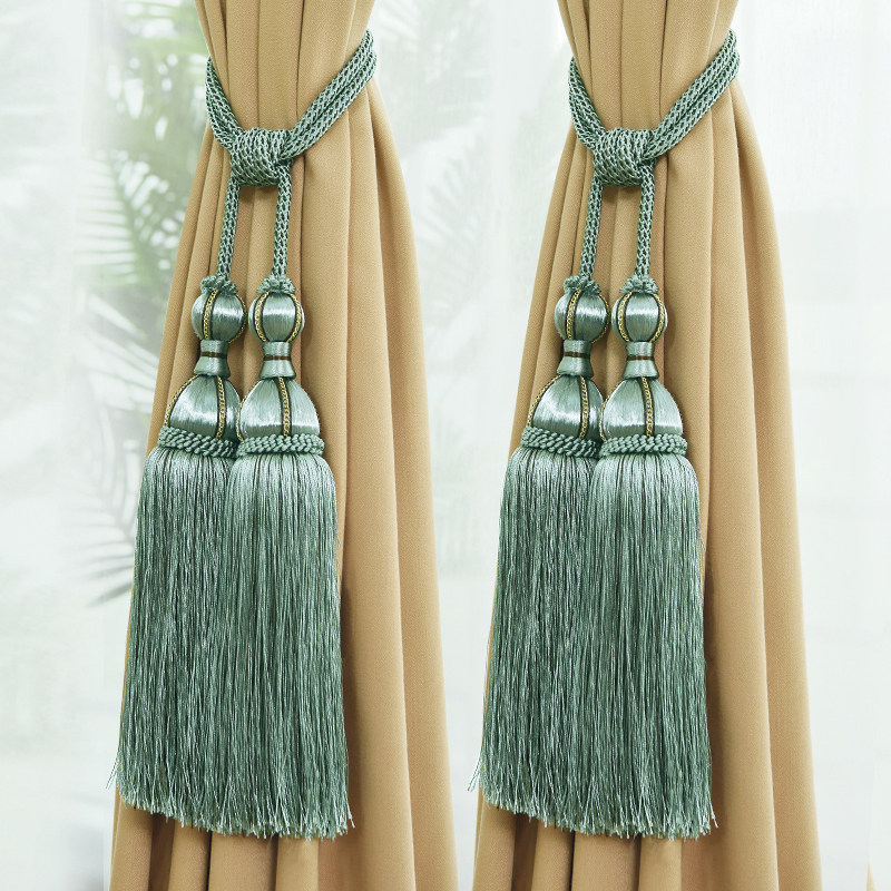 Curtain strap European curtain Rope strap Tassel Hanging ball hook Tie Curtain strap Tie strap Tie strap accessories