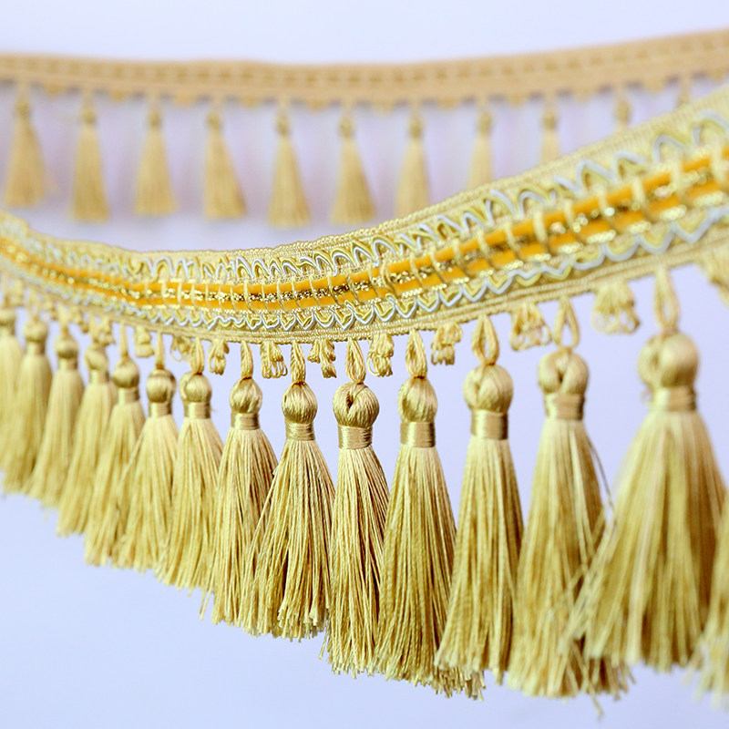 Curtain Tassel lace accessories Curtain lace Decorative lace Lace beads Curtain fabric Curtain lace