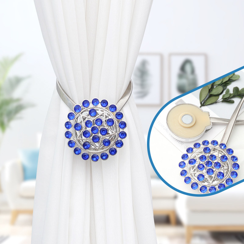 Curtain buckle strap magnet creative curtain rope strap cute Korean curtain strap living room simple modern