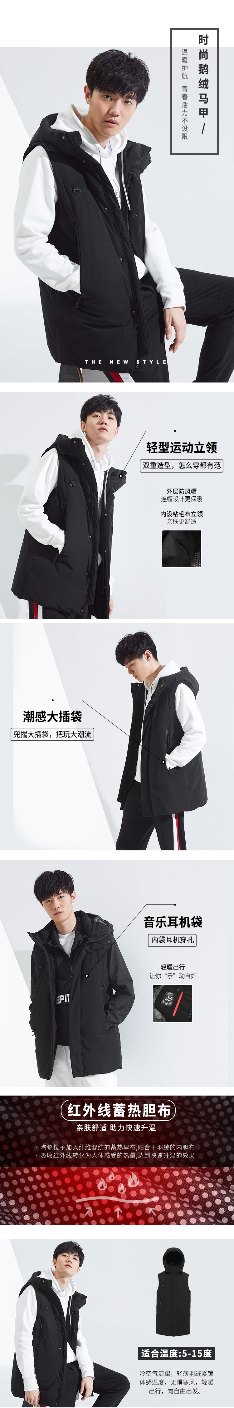 Blouson homme BOSIDENG    - Ref 3120186 Image 7