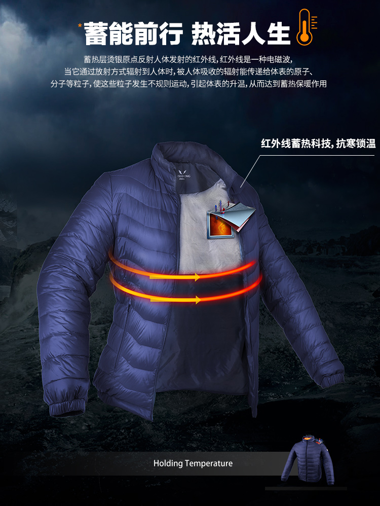 波司登 男士修身轻量型羽绒服 90%含绒量 图3