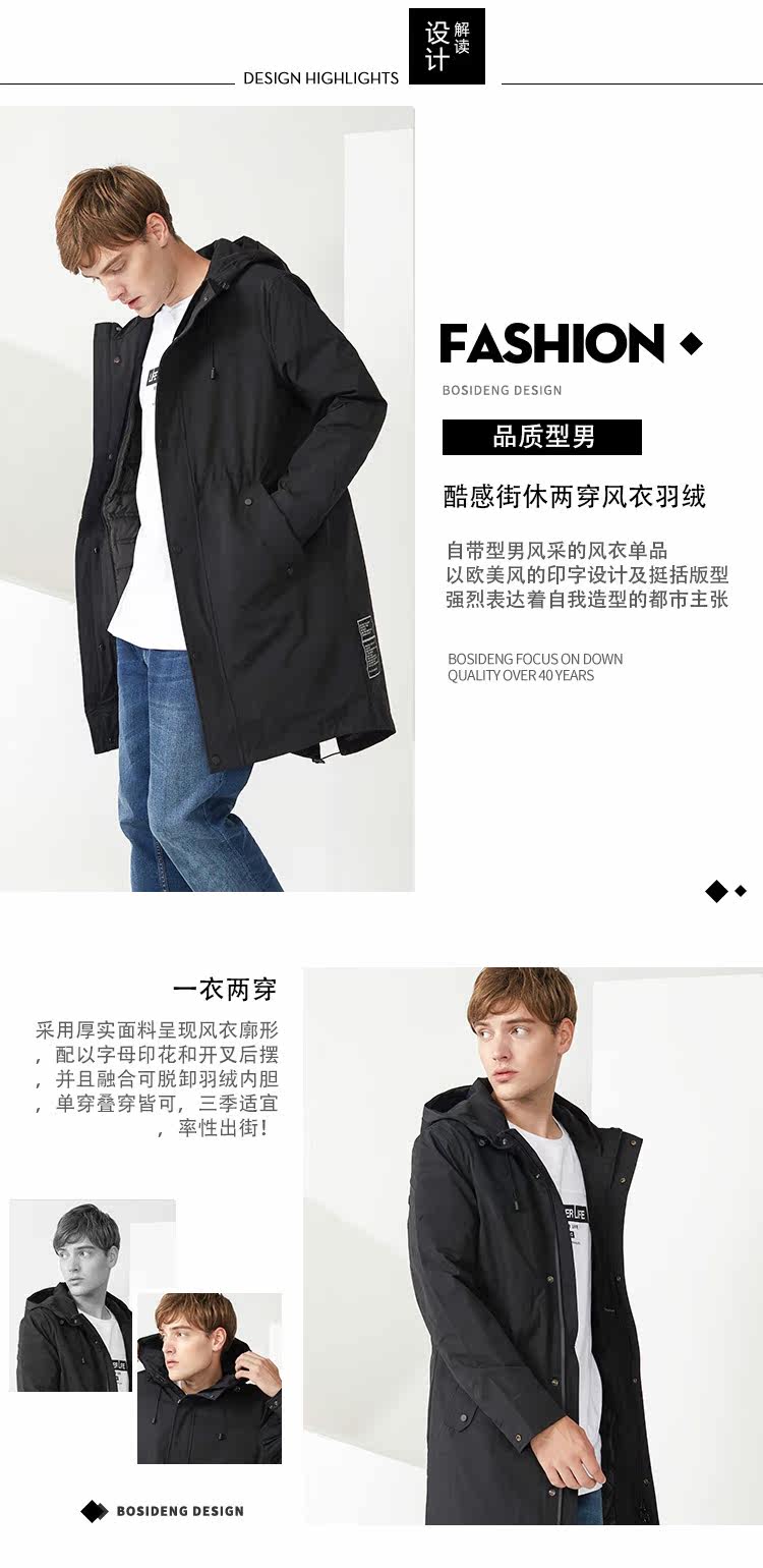 Blouson homme BOSIDENG    - Ref 3120427 Image 14