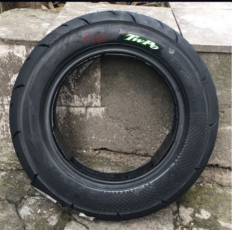 TWPO bán nóng chảy 350 100 90-10 Fuxi GY6 WISP Jin Li Xun Eagle 12 inch lốp xe máy lốp xe máy airblade yokohama