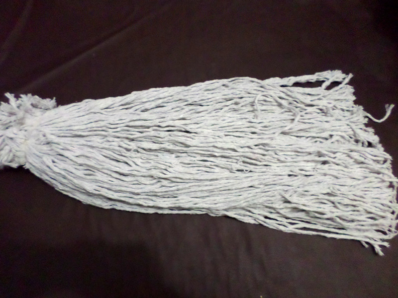 Cotton thread mop head white line full cotton thread mop head 5 yuan a catty