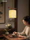 2026 New Model Song-Style Aesthetic Restaurant Pendant Light, New Chinese-Style Retro Fabric Chinese-Style Living Room, Tea Room, Study Lamp