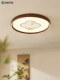 New Chinese-Style Bedroom Ceiling Lamp with a Zen-Inspired Chinese Style, New Song-Style Aesthetics, Retro Household Circular Lamp for Living Room and Study