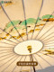 Song-Style Aesthetic Restaurant Chandelier, Solid Wood and Fabric, Chinese Style, New Chinese Style, Zen-Inspired, Retro, Living Room, Tea Room, Bedroom Lighting