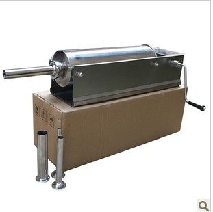Global card 7L horizontal stainless steel enema machine horizontal doused sausage crank sausage machine for domestic commercial use