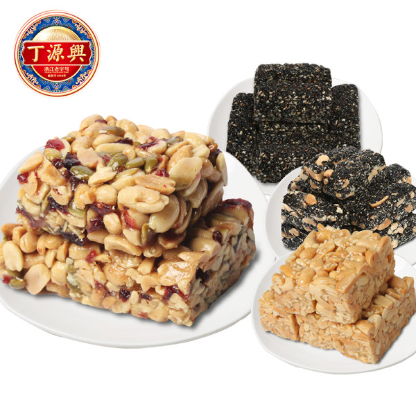 浙江老字号 丁源兴 0添加 手工糕点花生酥糖 4种混合味 880g优惠券折后￥29.9包邮（￥49.9-20）