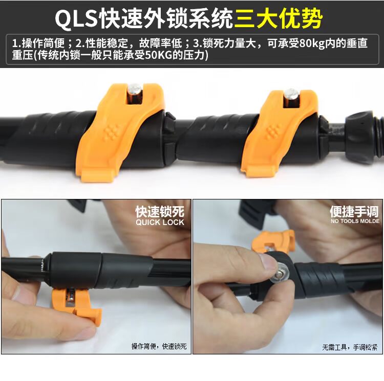 Ngoài trời trekking cực carbon siêu ánh sáng kính thiên văn khóa mía gậy núi leo núi leo núi leo núi thiết bị leo núi dính gậy leo núi naturehike