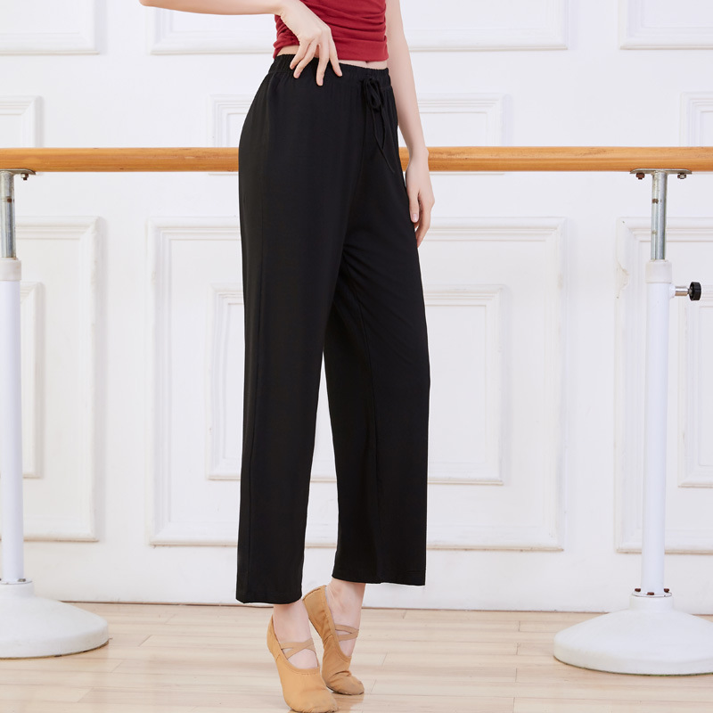 Dance training pants female adult loose body training pants classical dance dance wide leg pants yoga modern dance pants
