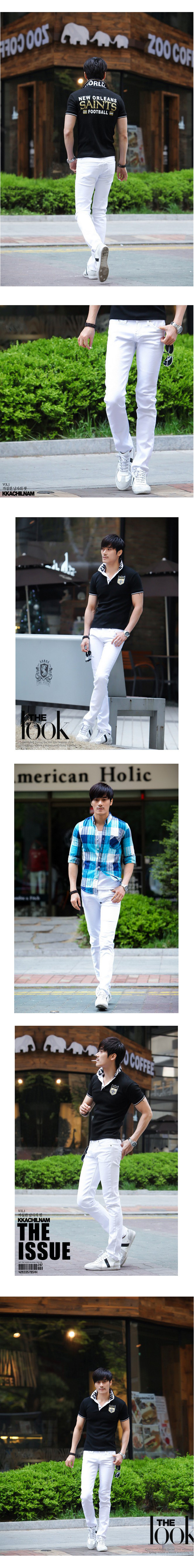 Jeans pour adolescent pieds Slim pour été - Ref 1463798 Image 12