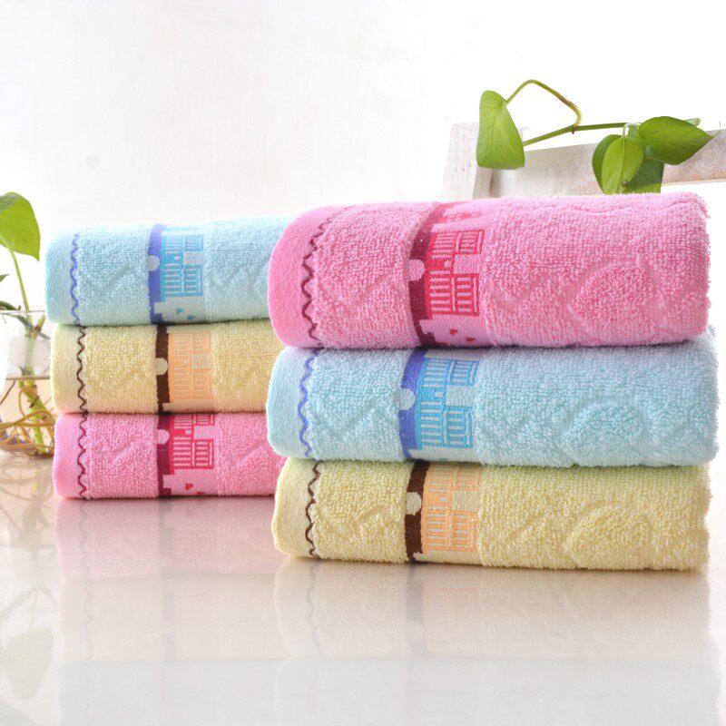 Pure Cotton Thickened Wash Face Bathroom Home Towel Soft Super Super Absorbent Middle Number Adult Personality Woman Wash Face Towel