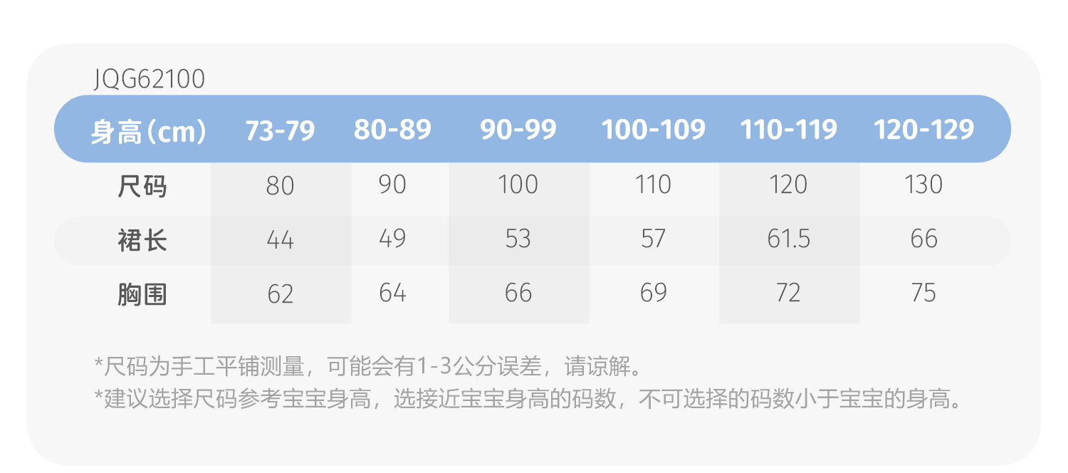 jellybaby女童连衣裙纯棉夏季公主裙新款儿童学院风女宝夏装裙子 — 28