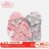 Jerry Biebi Nữ Baby Winter Một năm tuổi Áo trẻ em mùa đông Trẻ em mặc 0-6 Girls Plus Áo khoác nhung dày