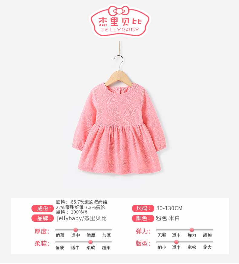 Robes pour fille JELLYBABY - Ref 2044405 Image 7