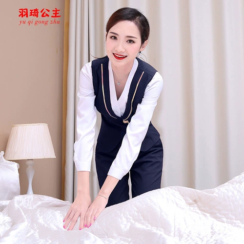 Элитный демисезонный комбинезон, униформа, для салонов красоты, яркий броский стиль