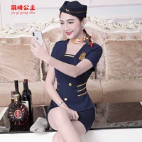 Синий наряд маленькой принцессы, комплект, короткий рукав, предпродажа