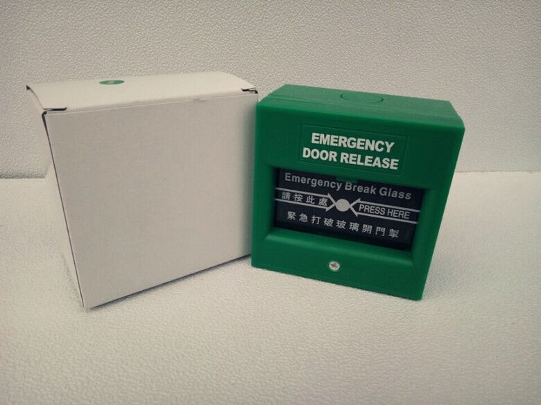 Make Newspaper Emergency Fire Breaking Glass Button Glass Door button switch Breaking button Emergency emergency alarm