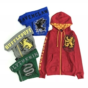 8S Harry Potter Hogwarts Trường học phép thuật bốn điểm biểu tượng đại học thêu áo len dài tay