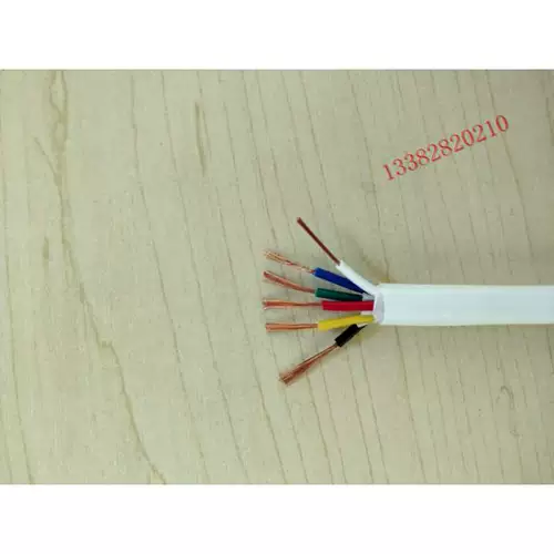 Линия управления 1.52.5 Soft -Square Выделенная проволочная проволока Пять шестиерных ванн RVV5 Wire 678 Core 1